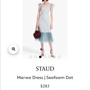 staud marwa dress NWT SZ2 run small